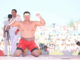 Виктор Колибабчук и Татьяна Баишева стали абсолютными чемпионами мира по мас-рестлингу