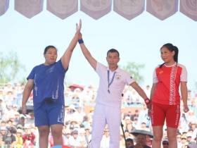 Виктор Колибабчук и Татьяна Баишева стали абсолютными чемпионами мира по мас-рестлингу