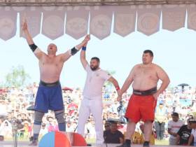 Виктор Колибабчук и Татьяна Баишева стали абсолютными чемпионами мира по мас-рестлингу