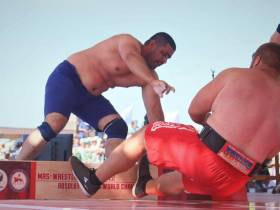 Виктор Колибабчук и Татьяна Баишева стали абсолютными чемпионами мира по мас-рестлингу