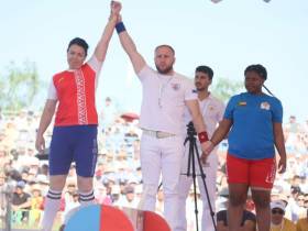 Виктор Колибабчук и Татьяна Баишева стали абсолютными чемпионами мира по мас-рестлингу