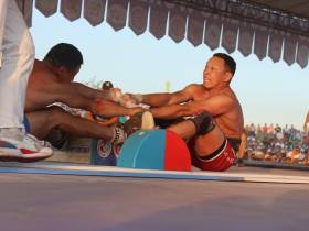 Алексей Уваровский и Айсен Ботуев лидируют по итогам первого дня Игр Дыгына