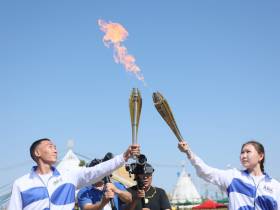 Якутия передала огонь Игр "Дети Азии" Приморскому краю