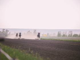 Победителем скачек на приз главы Якутии стал скакун Крит