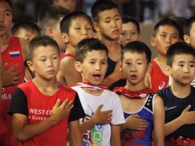 Около 600 юных борцов участвуют во всероссийском турнире в честь Павла Пинигина