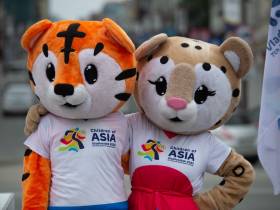 В Большом Камне дали старт эстафеты огня игр «Дети Азии» по Приморскому краю