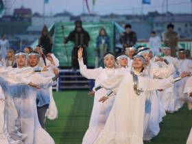 Генеральная репетиция открытия Спортивных игр народов Якутии прошла в Борогонцах