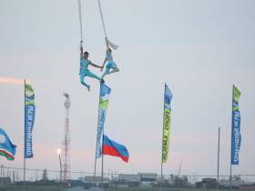 Генеральная репетиция открытия Спортивных игр народов Якутии прошла в Борогонцах