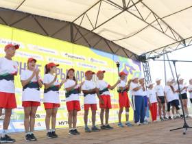 Огонь VIII Спортивных игр народов Якутии прибыл в Усть-Алданский район