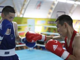 Первые боксерские бои за выход в четвертьфинал провели на Играх народов Якутии