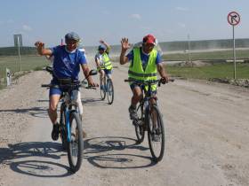Состоялся велопробег из Чурапчи до Борогонцев, посвящённый Спортивным играм народов Якутии