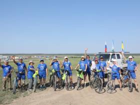 Состоялся велопробег из Чурапчи до Борогонцев, посвящённый Спортивным играм народов Якутии