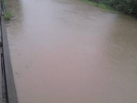 В Олёкминске второй день идут сильные дожди. Подтоплены дома, улицы, есть перебои с электроэнергией