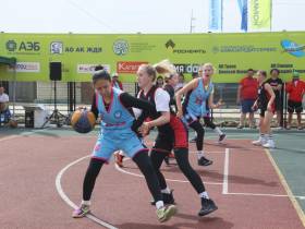 Команды из Якутска и Намцев стали чемпионами VIII Спортивных игр народов Якутии по стритболу