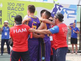 Команды из Якутска и Намцев стали чемпионами VIII Спортивных игр народов Якутии по стритболу