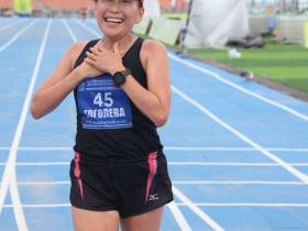 Макаров и Татаринова стали триумфаторами марафона на Спортивных играх народов Якутии