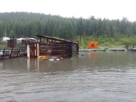 До 27 увеличилось количество подтопленных дворов в селе Себян-Кюель