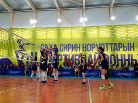 Сборная Якутска по волейболу всухую обыграла команду СВФУ за выход в финал Игр народов Якутии 