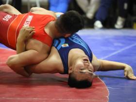 Тютрин, Скрябин и другие звёздные борцы взяли золотые медали Спортивных игр народов Якутии