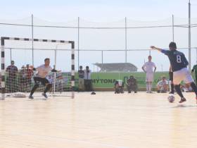 Сборная Мегино-Кангаласского района по мини-футболу завоевала бронзу Спортивных игр народов Якутии