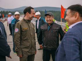 В Якутии досрочно введён в эксплуатацию мостовой переход через реку Аллах-Юнь