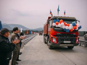 В Якутии досрочно введён в эксплуатацию мостовой переход через реку Аллах-Юнь