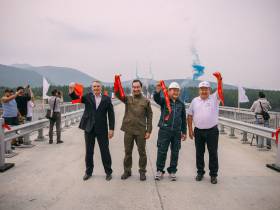 В Якутии досрочно введён в эксплуатацию мостовой переход через реку Аллах-Юнь