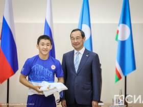 Международные спортивные игры «Дети Азии»: глава Якутии встретился со сборной республики