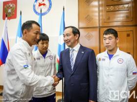 Международные спортивные игры «Дети Азии»: глава Якутии встретился со сборной республики