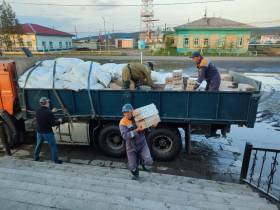 В населенных пунктах Верхоянского района наблюдается активный спад воды