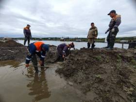 В населенных пунктах Верхоянского района наблюдается активный спад воды