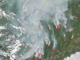 Причиной задымления в Якутске и ряде районов стал дым от лесных пожаров в Хабаровском крае