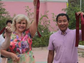 Сквер галереи зарубежного искусства с садом и работами керамистов открыли в Якутске