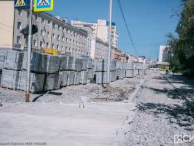 Первый этап реконструкции проспекта Ленина завершается в Якутске