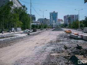 Первый этап реконструкции проспекта Ленина завершается в Якутске