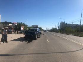 В Якутске при столкновении двух автомобилей пострадали три человека