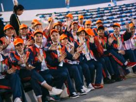 Открытие спортивной деревни VII Международных спортивных игр "Дети Азии" состоялось во Владивостоке