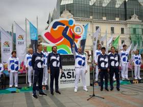 Во Владивостоке завершился финальный этап эстафеты огня игр «Дети Азии»