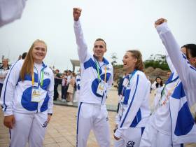 Во Владивостоке завершился финальный этап эстафеты огня игр «Дети Азии»