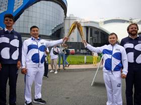 Во Владивостоке завершился финальный этап эстафеты огня игр «Дети Азии»