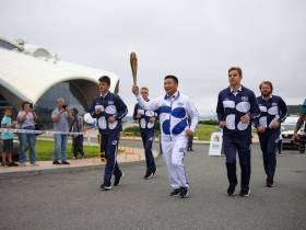 Во Владивостоке завершился финальный этап эстафеты огня игр «Дети Азии»