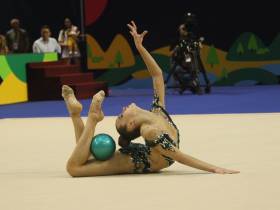 Якутские гимнастки выступили в первый соревновательный день на Играх "Дети Азии"