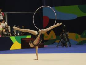 Якутские гимнастки выступили в первый соревновательный день на Играх "Дети Азии"