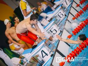 Фото. Первый день соревнований по плаванию на VII Международных играх "Дети Азии"