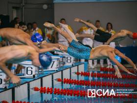 Фото. Первый день соревнований по плаванию на VII Международных играх "Дети Азии"