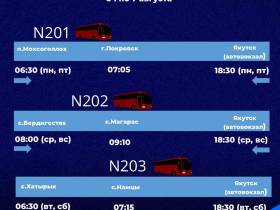 Новые автобусы начнут курсировать в несколько районов из Якутска