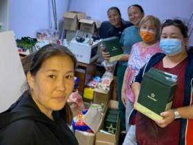 В селе Арылах Мирнинского района продолжается борьба с пожаром