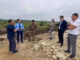 Дополнительная техника привлечена к строительству полигона ТКО в Якутске