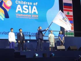 Якутск принял флаг Международных спортивных игр "Дети Азии"