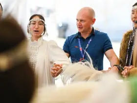 Сергей Кириенко посетил павильон Якутии на фестивале «Таврида.Арт» 